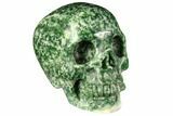 Realistic, Polished Hamine Jasper Skull #151004-2